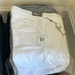RLX RALPH LAUREN white shorts